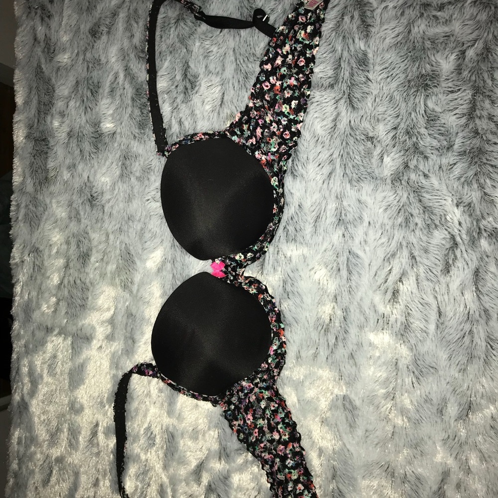 Pink Demi push up bra